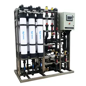 מערכת אולטרה סינון 6m3/H מפעל מכונות לטיפול במים מנירוסטה אל חלד