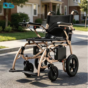 Reposapiés Moderno Personalizado, Económico, Cómodo, Ligero, Plegable, Silla <span class=keywords><strong>de</strong></span> <span class=keywords><strong>Ruedas</strong></span> Eléctrica Motorizada para Personas Mayores - Product Image 1