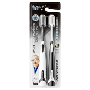 Cepillo de dientes Sweztrip con cabezal ancho y cerdas suaves para limpieza dental, cepillo de dientes manual para adultos - Product Image 5