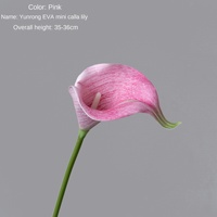 Eva Mini Calla-Lilie Künstliche Blume Handgefertigt Realistische Haptik Valentinstag & Muttertag Raumdekoration