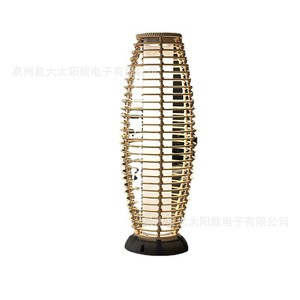 Lampe solaire de jardin en rotin, style LED, étanche, pour extérieur, autoportante, pour pelouse - Product Image 5