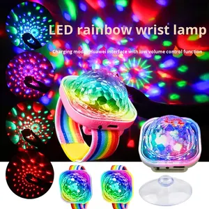 LED Atmosphere Light Auto Saugnapf Bunte Basis Wearable Watch Magic Ball Bühnen licht - Product Image 2