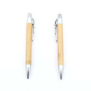 الترويجية رخيصة الطباعة الترويجي الايكولوجية ودية كرة خشبية القلم مع شعار مخصص - Product Image 2