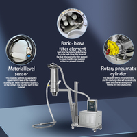 Alimentateur à vide en acier inoxydable de conception modulaire pour usine alimentaire |   Nouveau Convoyeur Pneumatique Facile à Nettoyer pour Produits Pharmaceutiques