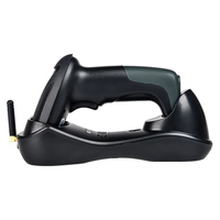 Escáner de Código de Barras Inalámbrico H8 1D 2D, 200 Escaneos/seg, Escáner de Alta Velocidad con Base para Inventario POS