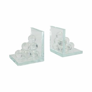 Fermalibri in Vetro a Forma di Sfera, Decorazione Moderna per Libreria, Accessorio per Scrivania Casa e Ufficio - Product Image 2