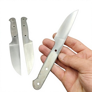 Hoja de cuchillo de pelar de acero inoxidable DIY con punta clip y espiga completa para fabricación de cuchillos - Product Image 4