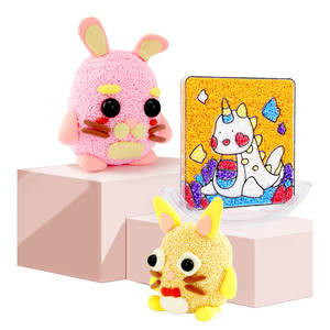 Kit de Bricolage Animal Personnalisé en Mousse Auto-Durcissante et Pâte à Modeler Colorée, Ensemble Anti-Stress, Jouet Slime Doux pour Enfants, Cadeau d'Anniversaire - Product Image 1