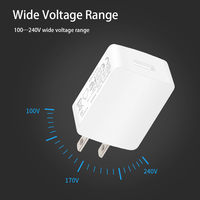 Adaptateur USB 5V1A Chargeur mural USB Électrique OVP Certifié CE FCC RoHS Prise EU US pour routeur Machine de point de vente