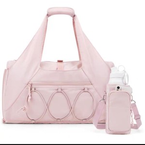 Bolsa de Mano Unisex Resistente de Poliéster Oxford con Gran Capacidad, Correa para Esterilla de Yoga y Porta Botella de Agua para Viajes y Gimnasio - Product Image 4