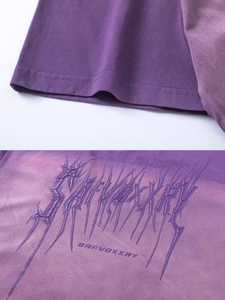 <span class=keywords><strong>T</strong></span>-<span class=keywords><strong>Shirt</strong></span> Girocollo 100% Cotone 230g, Effetto Sfumato e Grafica 3D, Morbida e Alla Moda Oversize, per Abbigliamento Casual - Product Image 4