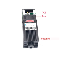 Module laser bleu focalisable de haute qualité 12V DC 450nm 10W pour kit de tête de machine de gravure