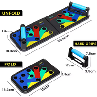 Gran oferta 13 en 1 Sistema de ejercicio físico de entrenamiento Premium logotipo personalizado plegable ABS Push-up Board Pull Training Rack para uso doméstico