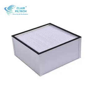 Customized Paper Frame Air Filters Air Purifier Hepa Filter Aluminum Deep Pleated