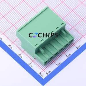 KF2EDGKC-5.0-6P Plug-in Terminal Block P=5mm Connector ( Connector Type: Plug )( Construction: 1x6P )( Pitch: 5mm ) - Product Image 2