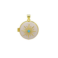 Boîte à pendentif photo en forme de cœur, cœur pêche, cœur étoilé, style mode, luxe léger, effet goutte d'huile, pour vente en gros
