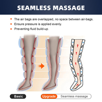 Pantalon de compression professionnel à 6 chambres pour la récupération sportive, bottes de massage des jambes à pression d'air, pompe thérapeutique