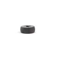 Roue de souris en métal usinée CNC sur mesure, en alliage d'aluminium anodisé, surface moletée, logo personnalisé, pour réparation de souris gaming