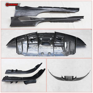 Kit de Carrocería de Fibra de Carbono Seca de Alta Calidad, Estilo OEM, para Ferrari F8, Alerón Delantero, Faldones Laterales, Difusor Trasero - Product Image 5