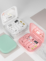 Kabel Data Multifungsi 60W 3A USB-C/Micro USB Konektor Putar 180 Derajat Selubung TPE Ramah Lingkungan Pengisian Cepat 6-in-1