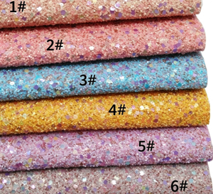 Feuilles de <span class=keywords><strong>tissu</strong></span> synthétique PU vinyle épais et brillant avec support pailleté, rouleaux de similicuir pour l'artisanat, les chaussures, les sacs, les nœuds <span class=keywords><strong>Cricut</strong></span> - Product Image 3