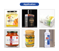 Applicateur d'étiquettes autocollantes pour bouteilles carrées irrégulières LT-301 avec positionnement automatique, imprimante de date en option et capteur d'étiquettes transparentes