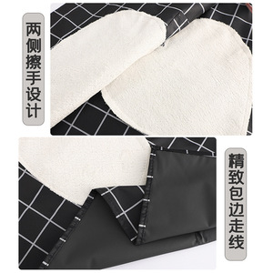 Bib <b>Apron</b> Waterproof Oil Resistant Adjustable Straps Large Pocket <b>Kitchen</b> Use Unisex Daily Wear - Product Image 4