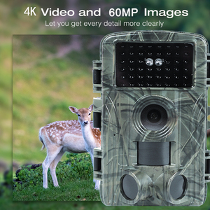 Caméra de chasse extérieure étanche 4K 60MP à vision nocturne infrarouge longue portée pour l'<span class=keywords><strong>observation</strong></span> des <span class=keywords><strong>animaux</strong></span> - Product Image 4