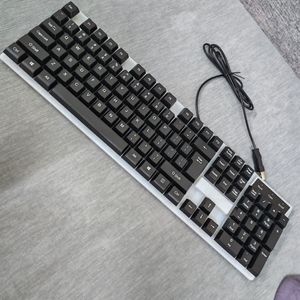 Professional Wired Keyboard 104 <b>Keys</b> Full Size Membrane <b>USB</b> Keyboard For Office And Home Use - Product Image 5