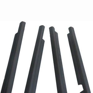 4pcs Karet Pintu Jendela untuk <span class=keywords><strong>Toyota</strong></span> Land Cruiser Lc100 untuk Lexus Lx470 1998-2007 <span class=keywords><strong>Strip</strong></span> Jendela Pintu Bingkai Perak - Product Image 3