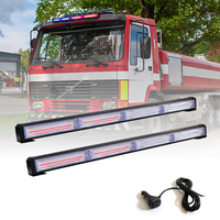 13 18 24 29 35 41 46 Zoll 36W bis 180W PKW COB LED Blitzlicht leiste Rot Blau Gelb Blinkende Not warnleuchten