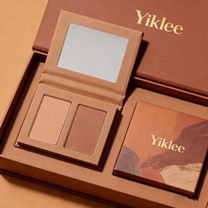 Boîte cosmétique vide de <span class=keywords><strong>bonne</strong></span> qualité, DIY, palette de fards à paupières à 4 trous, palette de blush et de <span class=keywords><strong>contour</strong></span>, boîte à maquillage en papier magnétique avec miroir - Product Image 3