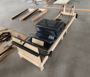 <span class=keywords><strong>Pilates</strong></span> <span class=keywords><strong>Reformer</strong></span> Equipo plegable Roble Arce Haya Madera Gimnasio Máquina de fitness Reformadores plegables <span class=keywords><strong>Pilates</strong></span> - Product Image 2