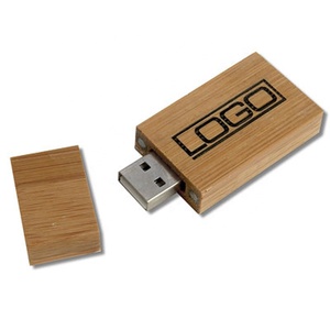 AiAude Gadgets Usb en bambou avec boîte Puce de mémoire Flash en <span class=keywords><strong>bois</strong></span> 32GB 64GB 128GB Crypter Expand Storage Wooden Pen Drive 3.0 2.0 - Product Image 3