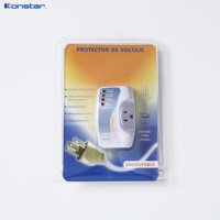 Parasurtenseur monophasé Konstar avec prise standard américaine, affichage LED, en matériau PC, 120V pour appareils électroménagers
