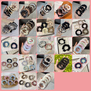 Бесшовный Атласный Галстук для волос для женщин и детей, аксессуар для волос с логотипом и надписью, лента для вечеринки - Product Image 6