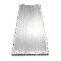 Plaque de refroidissement liquide soufflée en aluminium Type 104s pour conteneur ESS, refroidissement de batterie de stockage d'énergie, spécification personnalisée