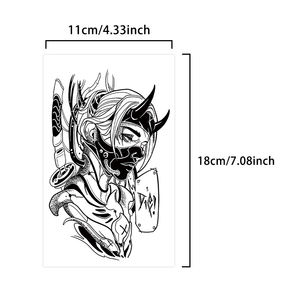 Tatuaje Temporal Semipermanente, Resistente al Agua y al Sudor, Dura 2 Semanas, Tatuaje Herbal Realista Anti-fricción para Brazo y Cuerpo - Product Image 5