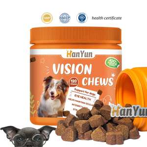 Proveedores de suplementos para mascotas Vision Bites Chews 100% Natural para el cuidado de los ojos de los perros, manchas claras de los ojos, reduce la inflamación ocular - Product Image 1