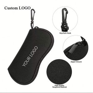 Wholesale Handmade Black Print Sunglasses Case for Family Reunion Party Gifts - Product Image 1