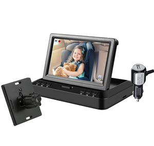 IPoster 4.3 Inch <strong>Car</strong> Baby <strong>Monitor</strong> with Mirror Rear View Camera HD LCD Screen For <strong>Car</strong> Mirror Back <strong>Seat</strong> Night Vision Camera - Product Image 1