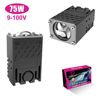 Feux de route W1 Mini pour moto, feux antibrouillard LED, projecteurs LED pour motos, grille LED pour voiture avec faisceau de câbles