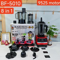 Bardefu 5042 Mixeur multifonctionnel 8-en-1 de 3L avec 8 lames, style moderne, pour la maison, mixeur, presse-agrumes, machine à smoothies glacés