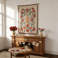 Nouvelle Arrivée 2026 Tapisserie Murale en Macramé Tissée - Décoration Murale Bohème pour la Saint-Valentin et Jeté de Canapé - Support OEM/ODM