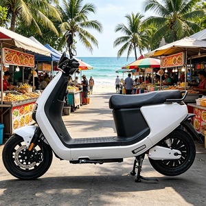 Moto électrique chinoise CKD SKD 12 pouces, 1100/1300W, vitesse 60 km/h, grande vitesse et longue autonomie, cyclomoteur électrique 2 places - Product Image 2
