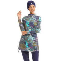Maillot de bain musulman Femme islamique modeste Hijab Plus Size Burkinis Wear Maillot de bain de plage à couverture complète