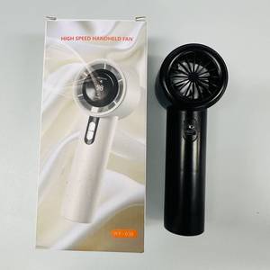 Ventilateur portatif à main, mini ventilateur rechargeable, ventilateur personnel USB, support de bureau, refroidisseur d'air pour le camping - Product Image 2