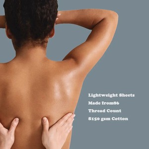 Vente en gros de draps de table de massage en microfibre douce comprenant une couverture de table de massage et une housse de repose-visage de massage - Product Image 5