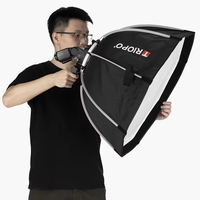 TRIOPO KX Softbox 55CM 65CM 90CM 120CM Payung Oktagonal Lipat untuk Godox AD200Pro V1 V860III Yongnuo Speedlite Light