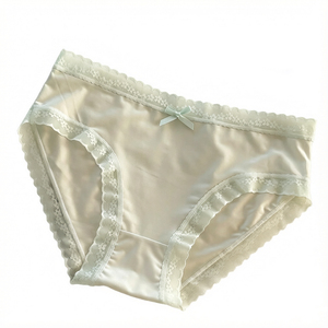 Ropa Interior Femenina al por Mayor, Bragas <span class=keywords><strong>de</strong></span> Verano Ultrafinas <span class=keywords><strong>de</strong></span> Seda <span class=keywords><strong>de</strong></span> <span class=keywords><strong>Hielo</strong></span>, Cintura Media, con Lazo, Transpirables y Sexys - Product Image 4